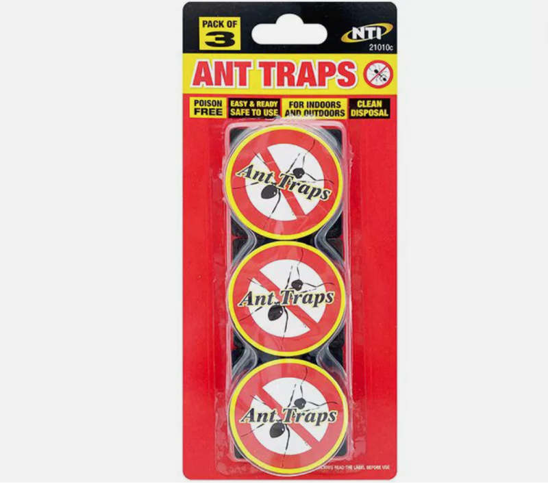3pk Ant trap Bait Station Pre Baited Ants Traps indoor outdoor Kill Destroy